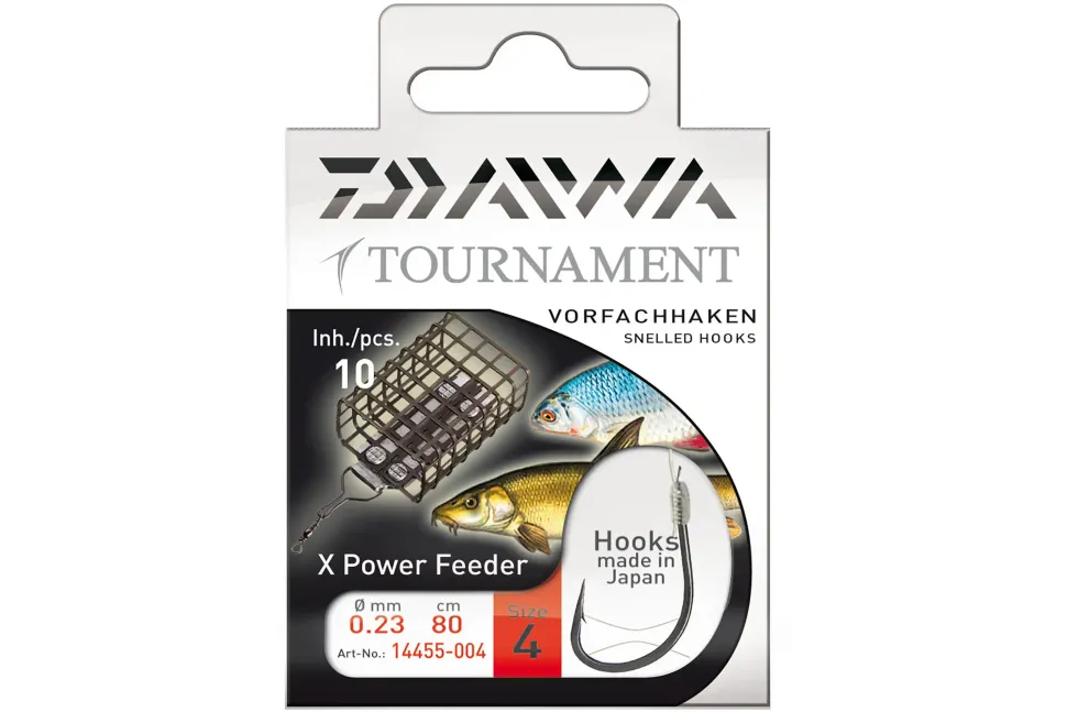 Daiwa Tournament Feederhaken X-Power #4 80cm 0,23mm