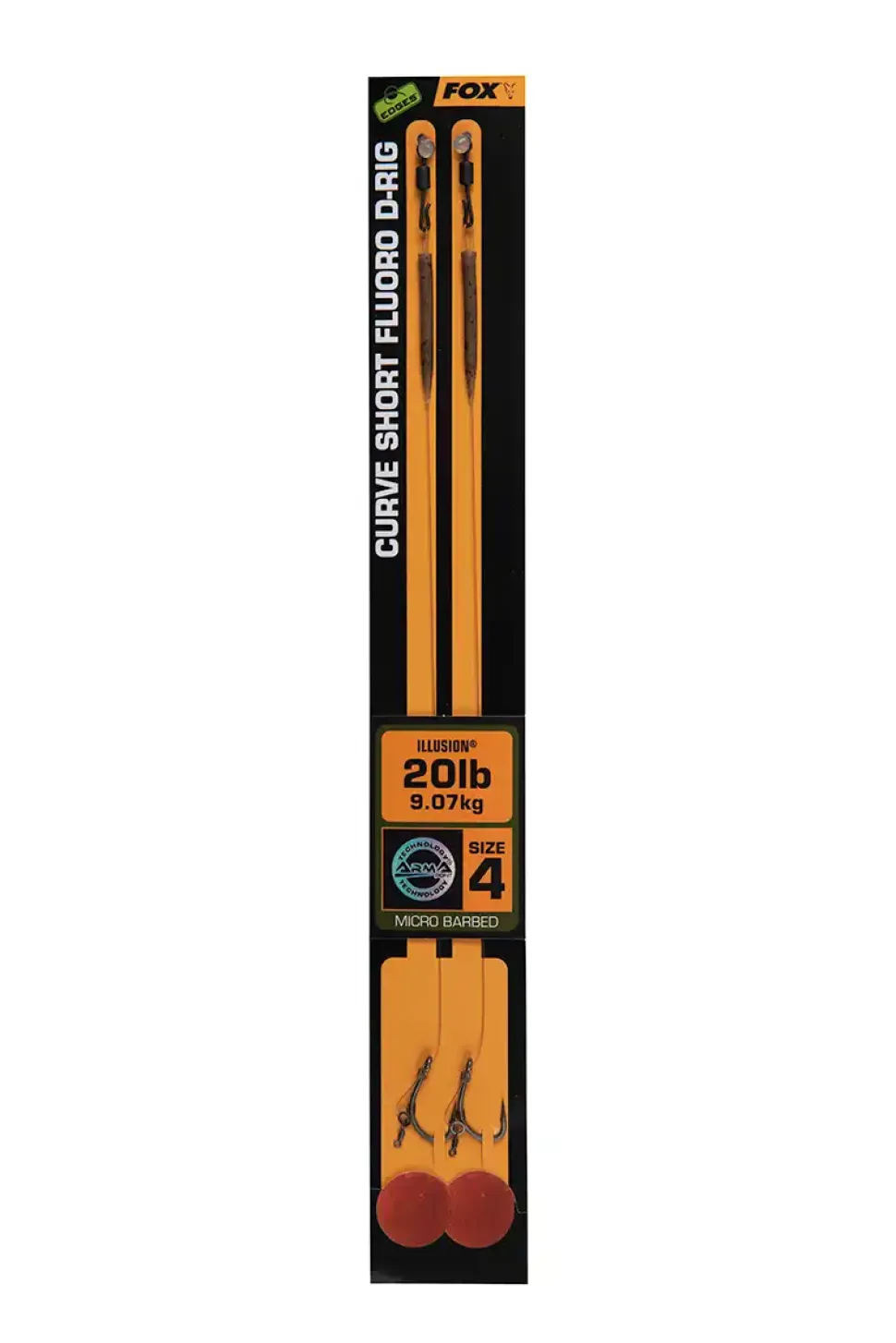 FOX Carp EDGES Curve Short Flouro D-Rigs #2