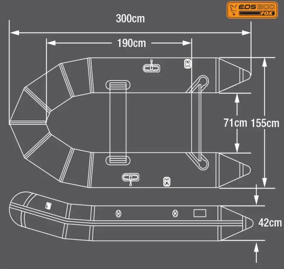 FOX Carp EOS 300 Boat Slat Floor