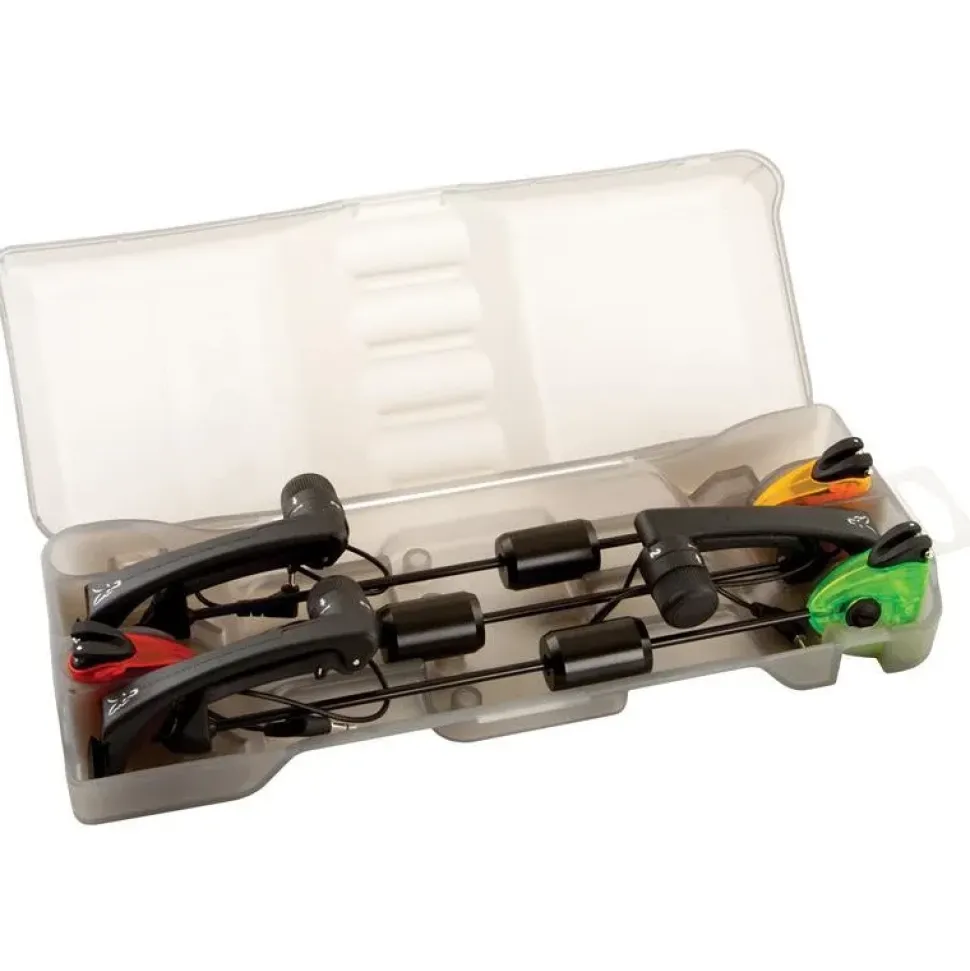 FOX Carp MK2 Illuminated Swinger 3 Rod Set (R,O,G)