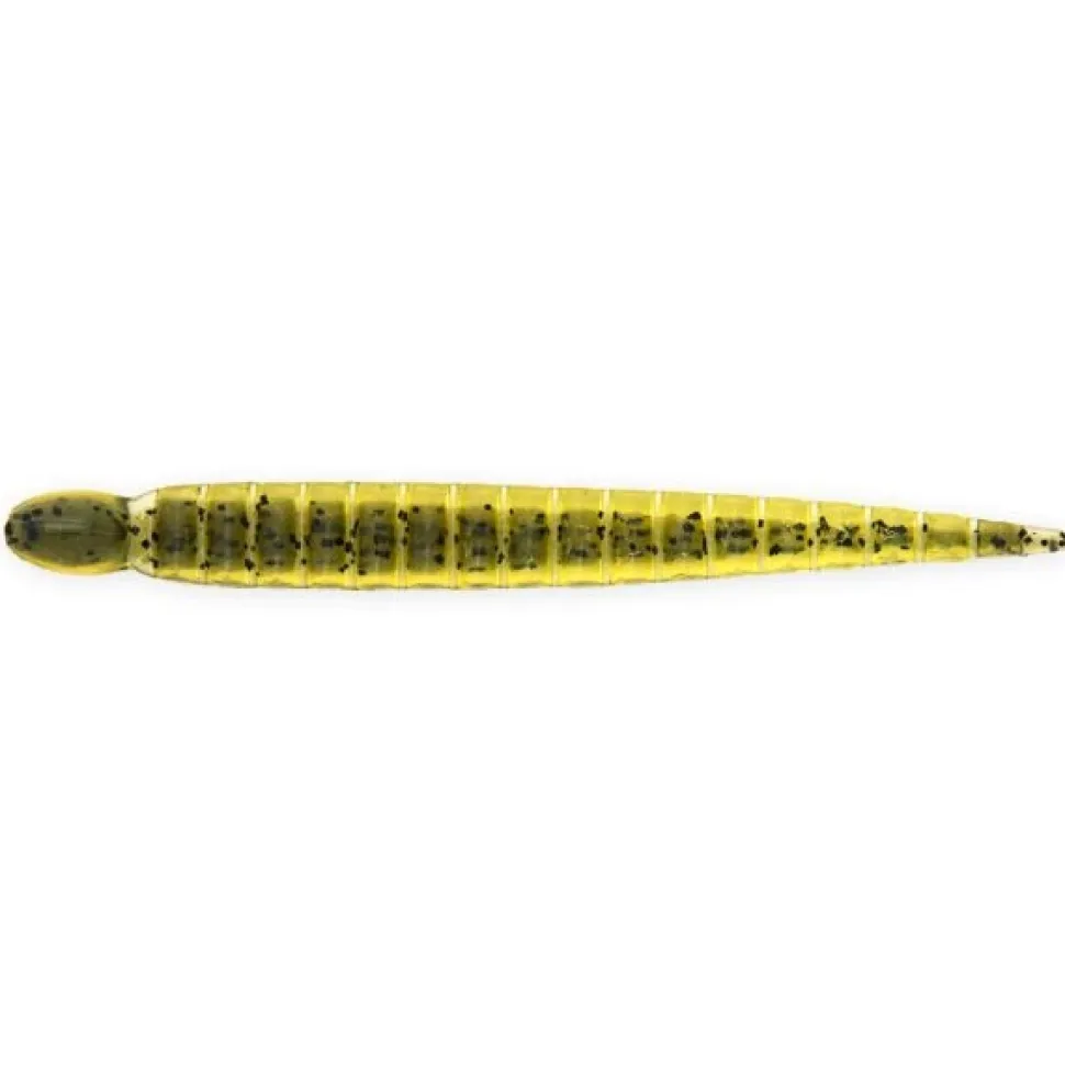 Keitech Custom Leech 3" Green Pumpkin PP.