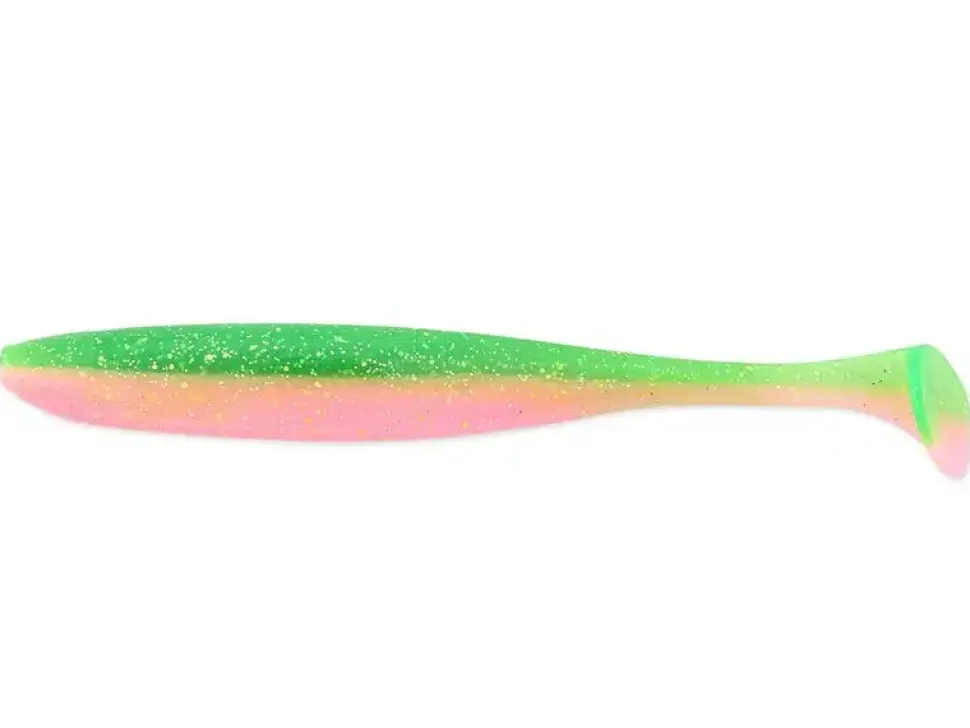 Keitech Easy Shiner 8" Green Pumpkin Chartreuse