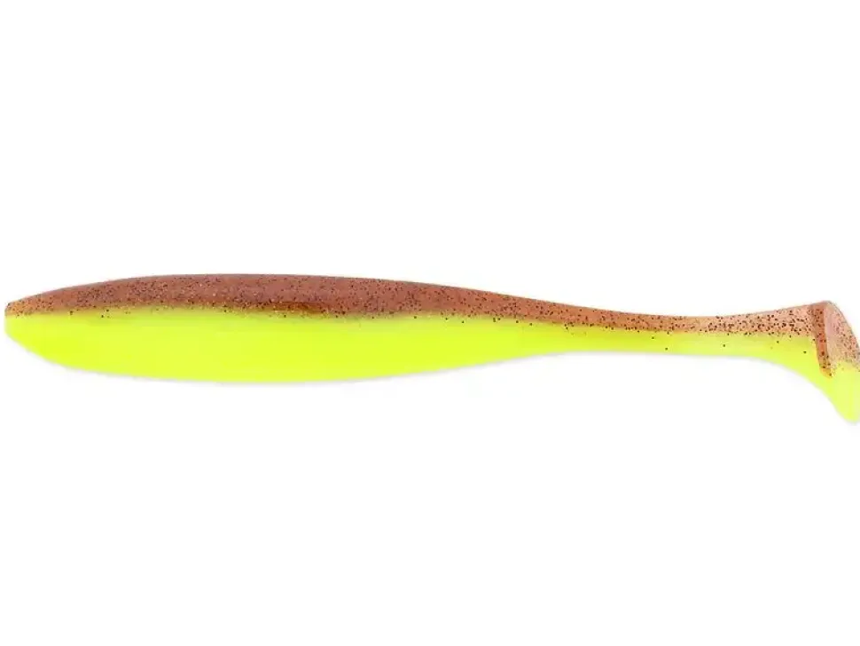 Keitech Easy Shiner 8" Green Pumpkin Chartreuse