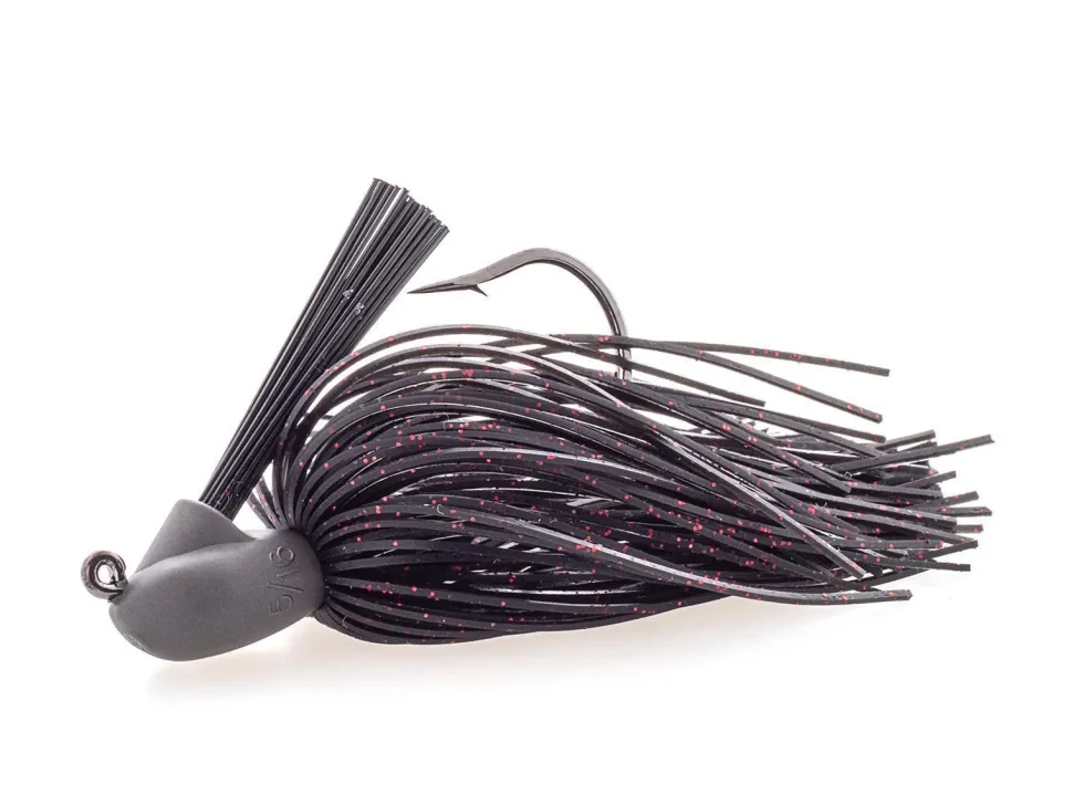 Keitech Rubber Jig Model I (Version 2) 9g Black Red