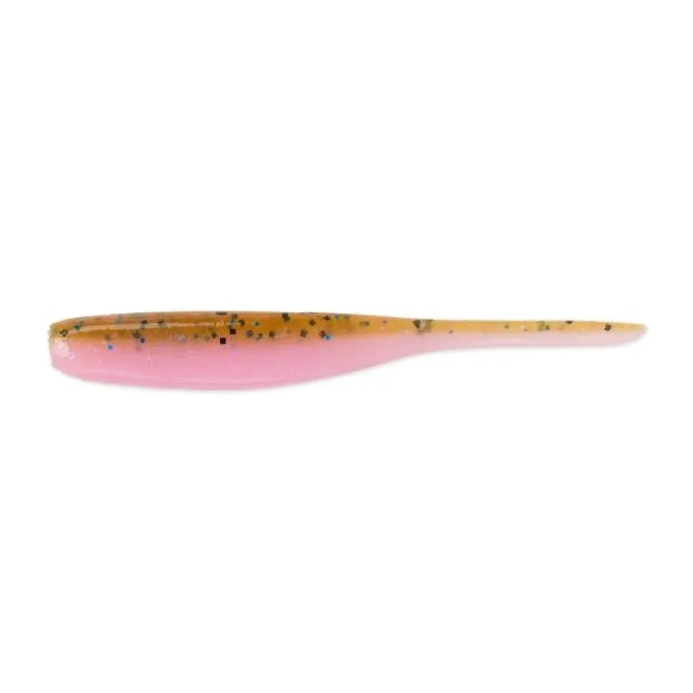 Keitech Shad Impact 2" Green Pumpkin Chartreuse