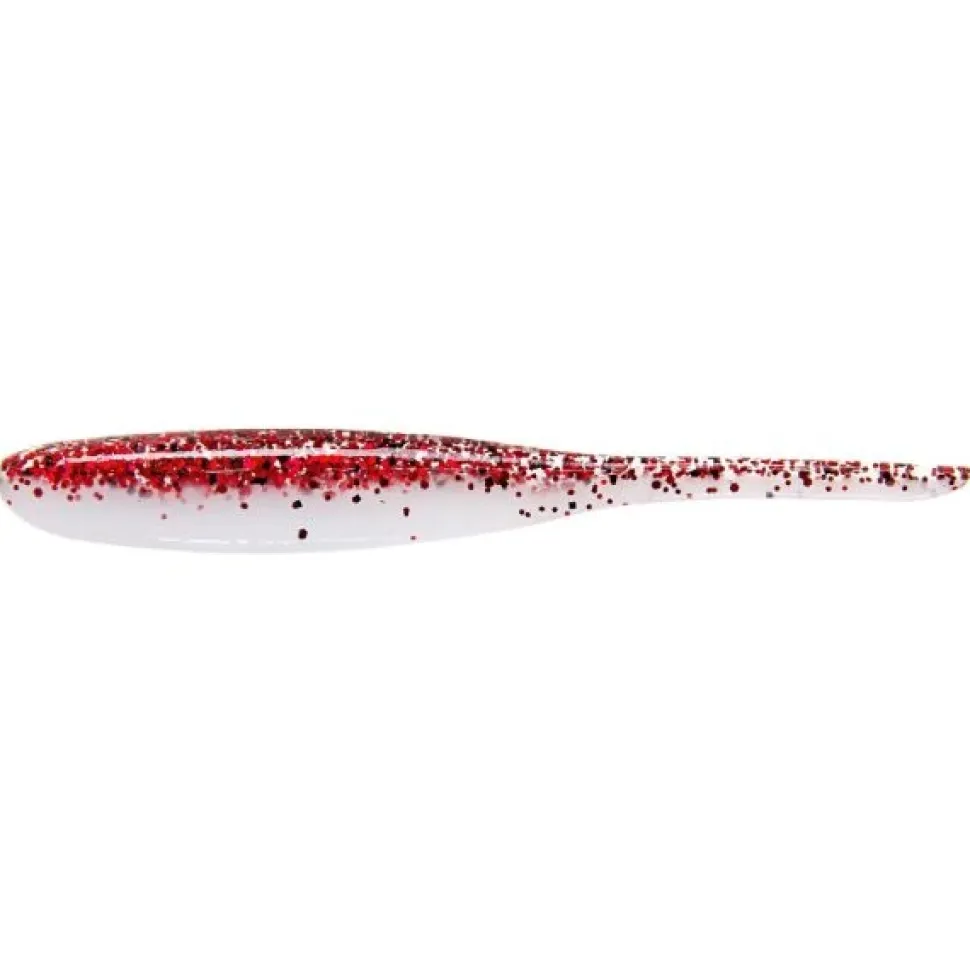 Keitech Shad Impact 2" Green Pumpkin Chartreuse