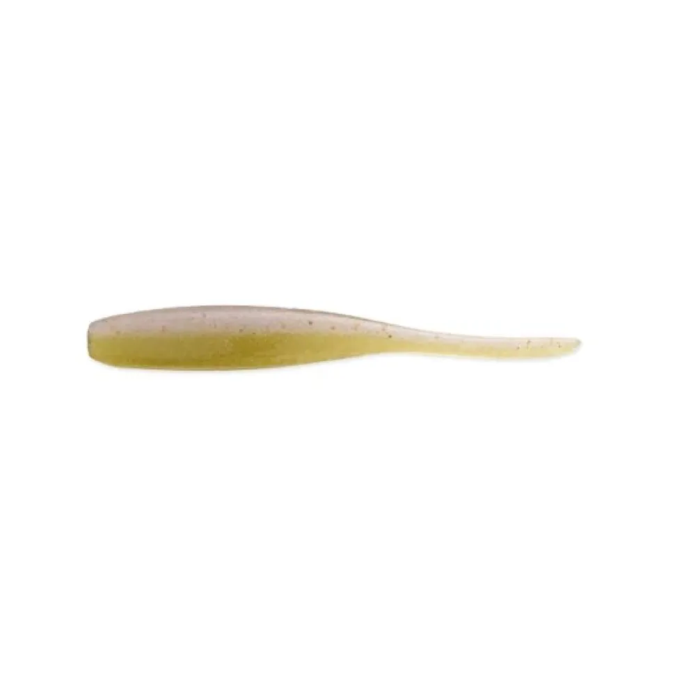 Keitech Shad Impact 2" Green Pumpkin Chartreuse