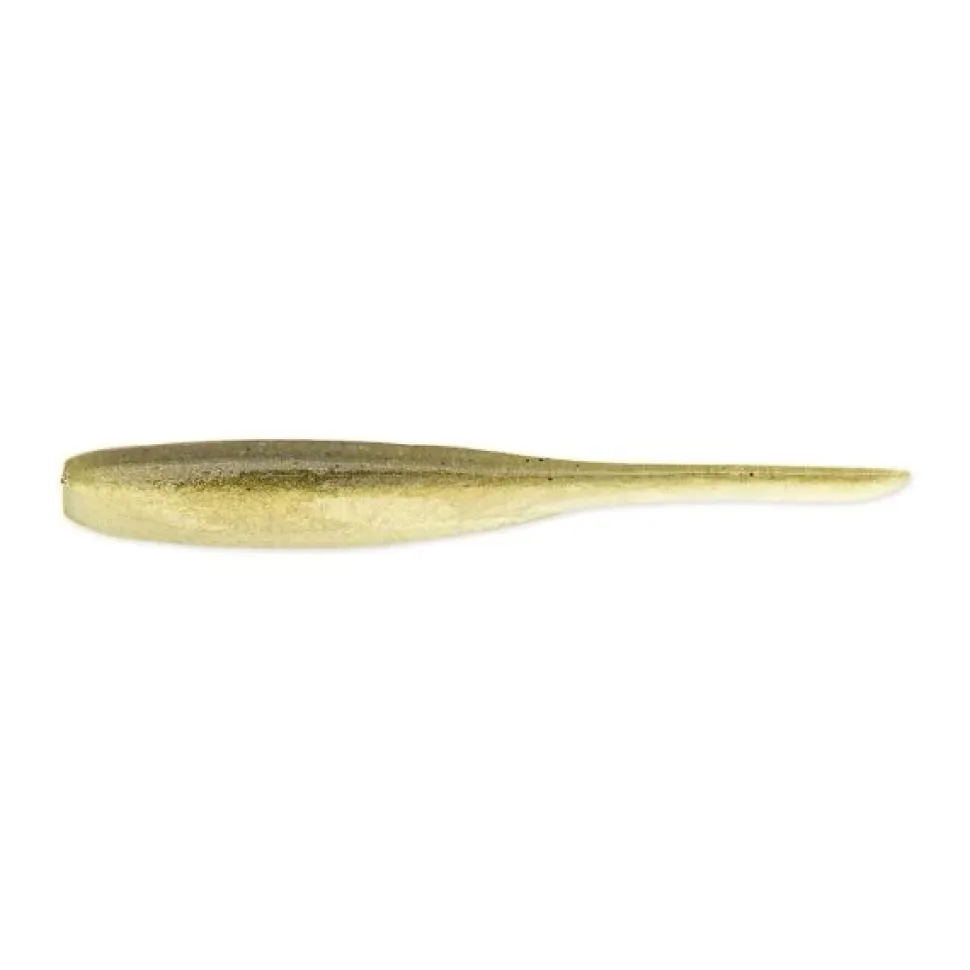 Keitech Shad Impact 2" Green Pumpkin Chartreuse