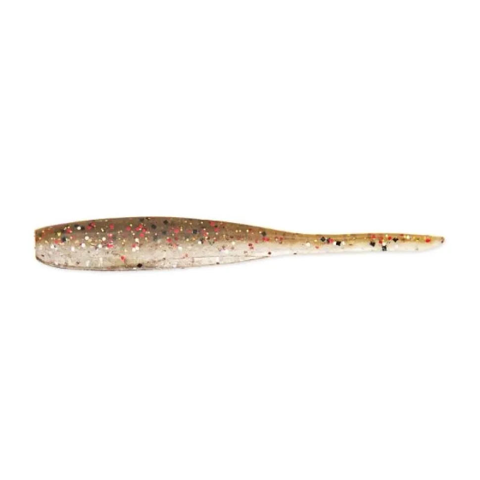 Keitech Shad Impact 2" Green Pumpkin Chartreuse