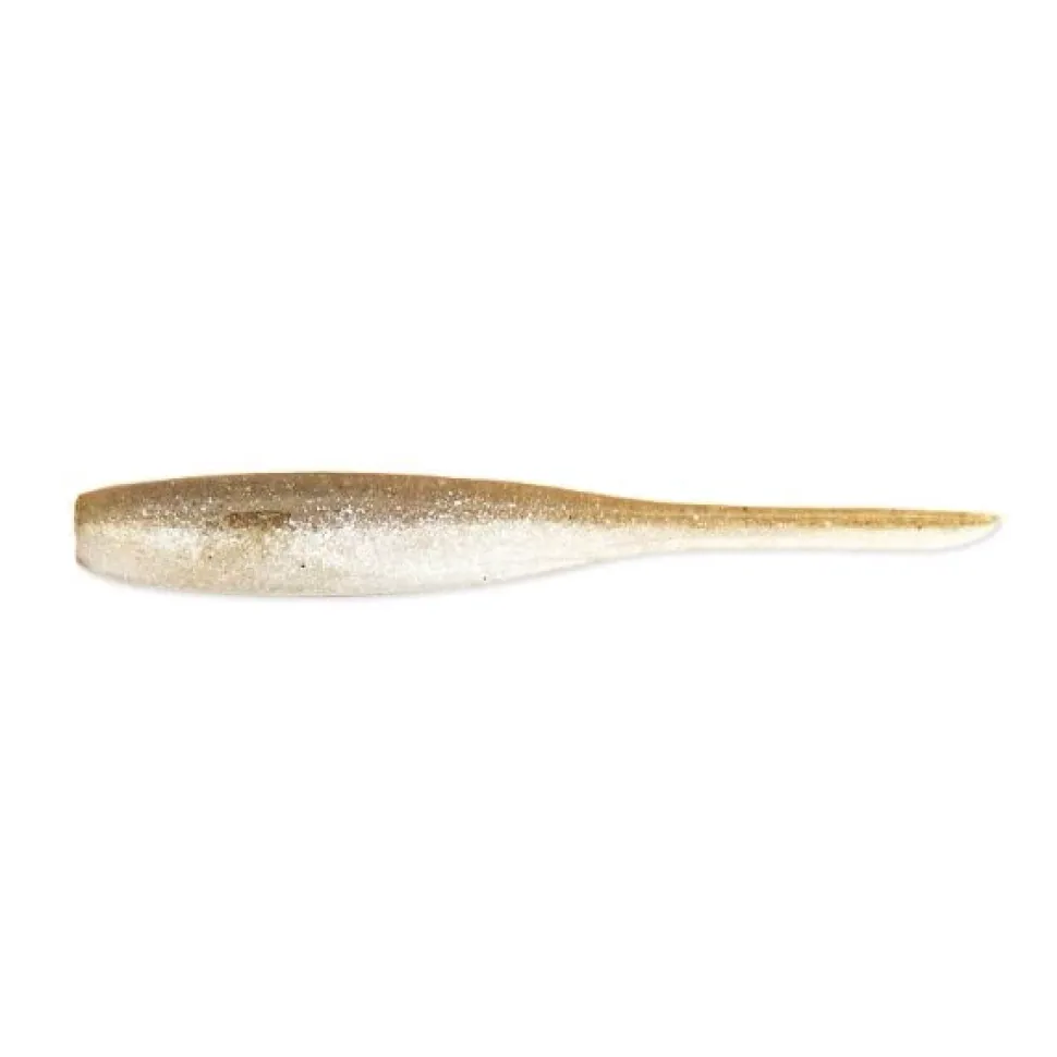 Keitech Shad Impact 2" Green Pumpkin Chartreuse