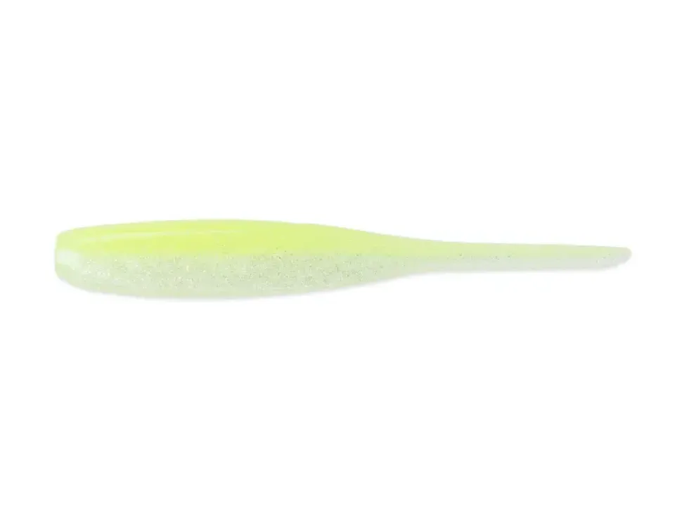 Keitech Shad Impact 2" Green Pumpkin Chartreuse