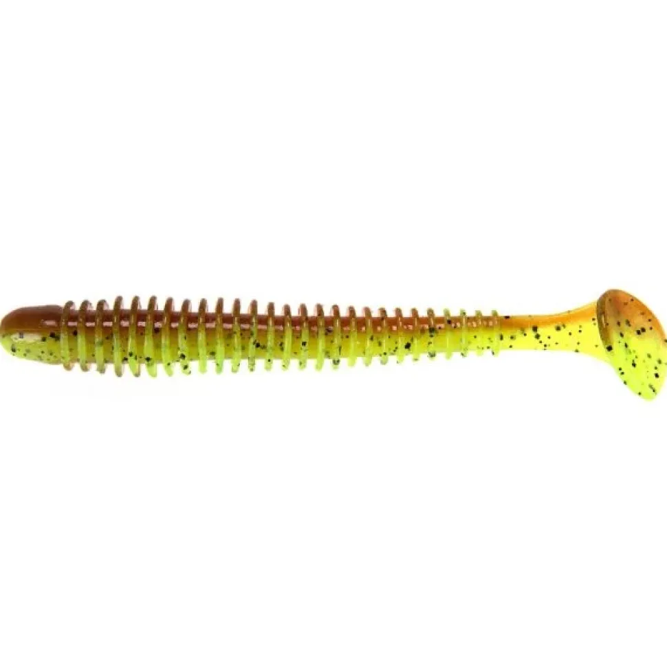 Keitech Swing Impact 4" Green Pumpkin PP.