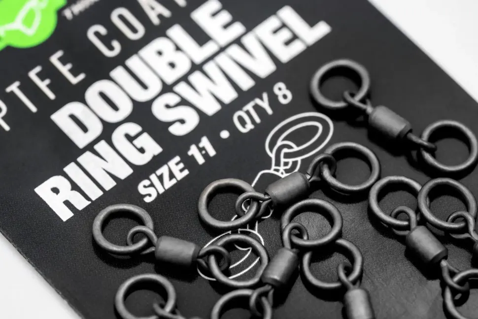Korda PTFE Double Ring Swivel #11