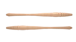 Libra Lures Dying Worm 70 Cheese 7cm 001 - white