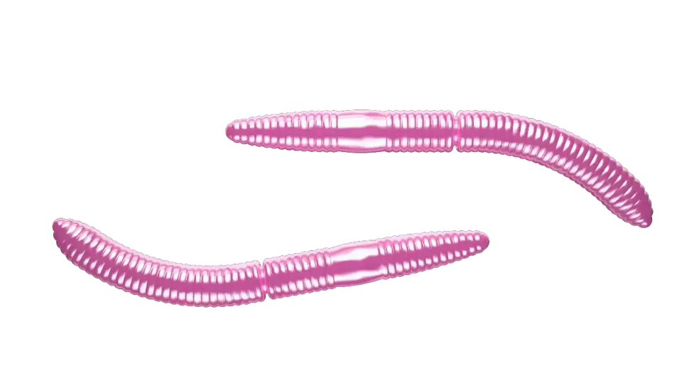 Libra Lures Fatty D'Worm 65 Cheese 6,5cm 001 - white