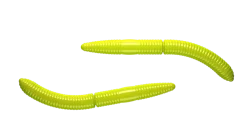 Libra Lures Fatty D'Worm 75 Cheese 7,5cm 001 - white
