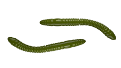 Libra Lures Fatty D'Worm Tournament 55 Cheese 5,5cm 000 - glow uv green