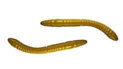 Libra Lures Fatty D'Worm Tournament 55 Cheese 5,5cm 000 - glow uv green