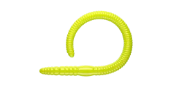 Libra Lures Flex Worm 95 Cheese 9,5cm 000 - glow uv green