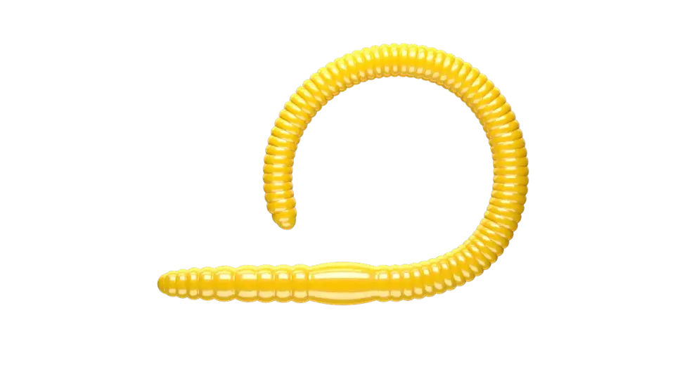 Libra Lures Flex Worm 95 Cheese 9,5cm 000 - glow uv green