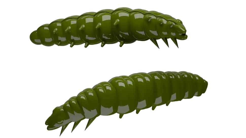 Libra Lures Larva 45 Cheese 4,5cm 001 - white