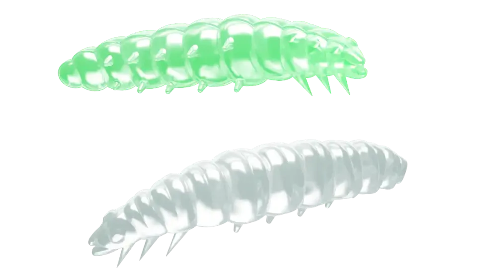 Libra Lures Larva 45 Cheese 4,5cm 001 - white
