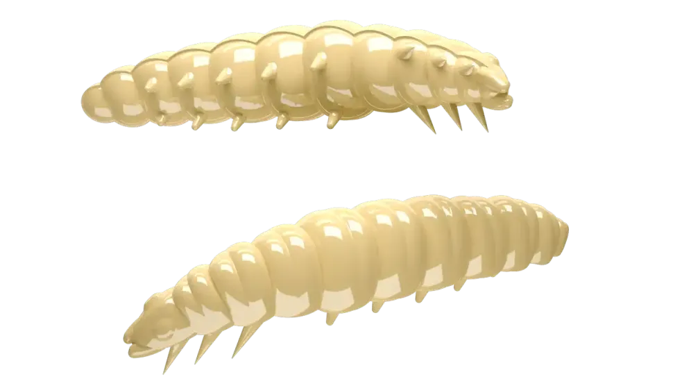 Libra Lures Larva 45 Cheese 4,5cm 001 - white