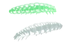 Libra Lures Larva 30 Knoblauch 3cm 001 - white