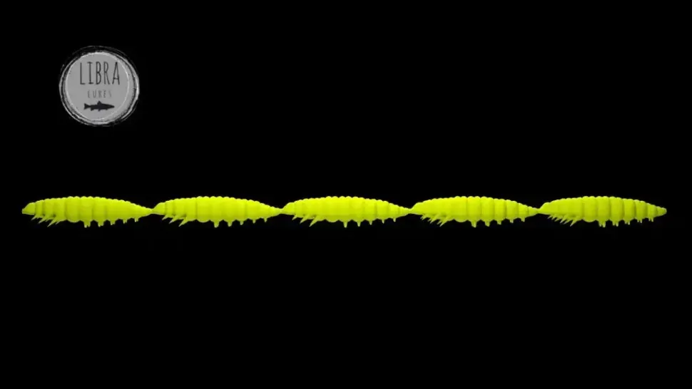 Libra Lures Larva Multi 25 -5x5 Cheese 2,5cm 001 - white
