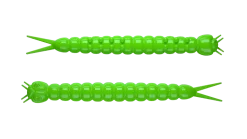 Libra Lures Slight Worm 38 Cheese 3,8cm 001 - white