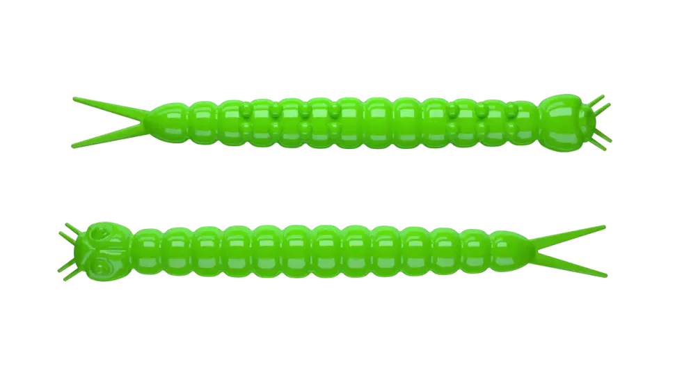 Libra Lures Slight Worm 38 Cheese 3,8cm 001 - white