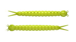 Libra Lures Slight Worm 38 Cheese 3,8cm 001 - white