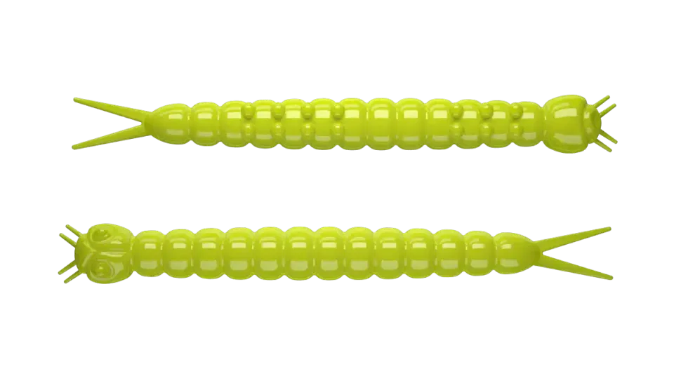 Libra Lures Slight Worm 38 Cheese 3,8cm 001 - white