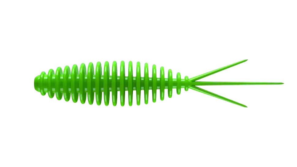 Libra Lures Turbo Worm 56 Cheese 5,6cm 000 - glow uv green