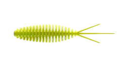 Libra Lures Turbo Worm 56 Cheese 5,6cm 000 - glow uv green