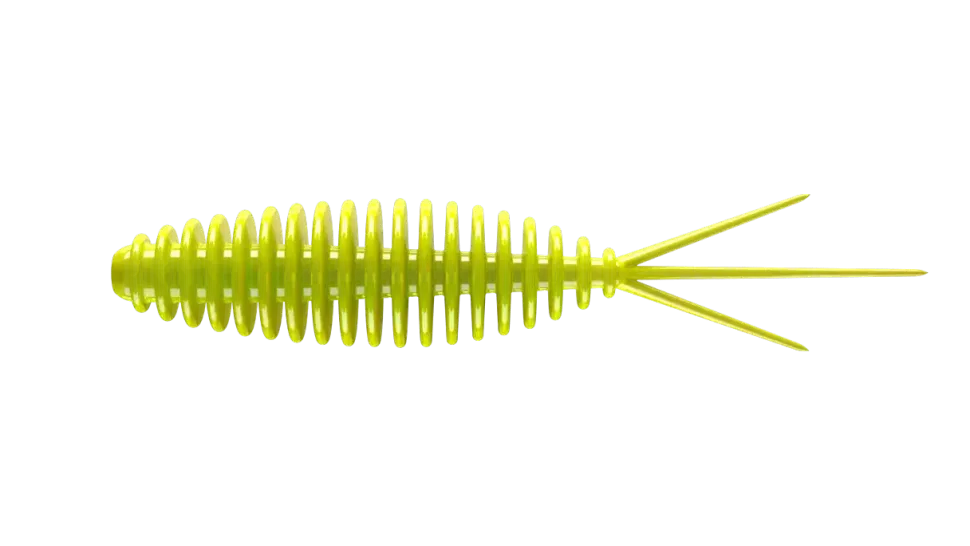 Libra Lures Turbo Worm 56 Cheese 5,6cm 000 - glow uv green