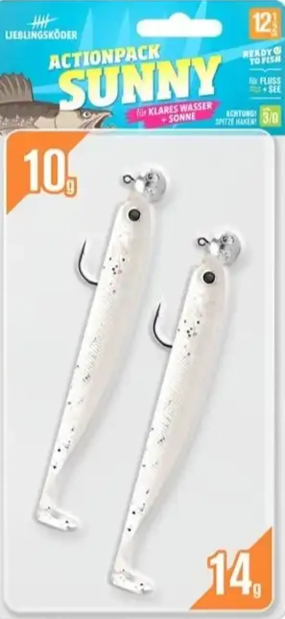Lieblingsköder Actionpack 10g und 14g 12,5cm Captain