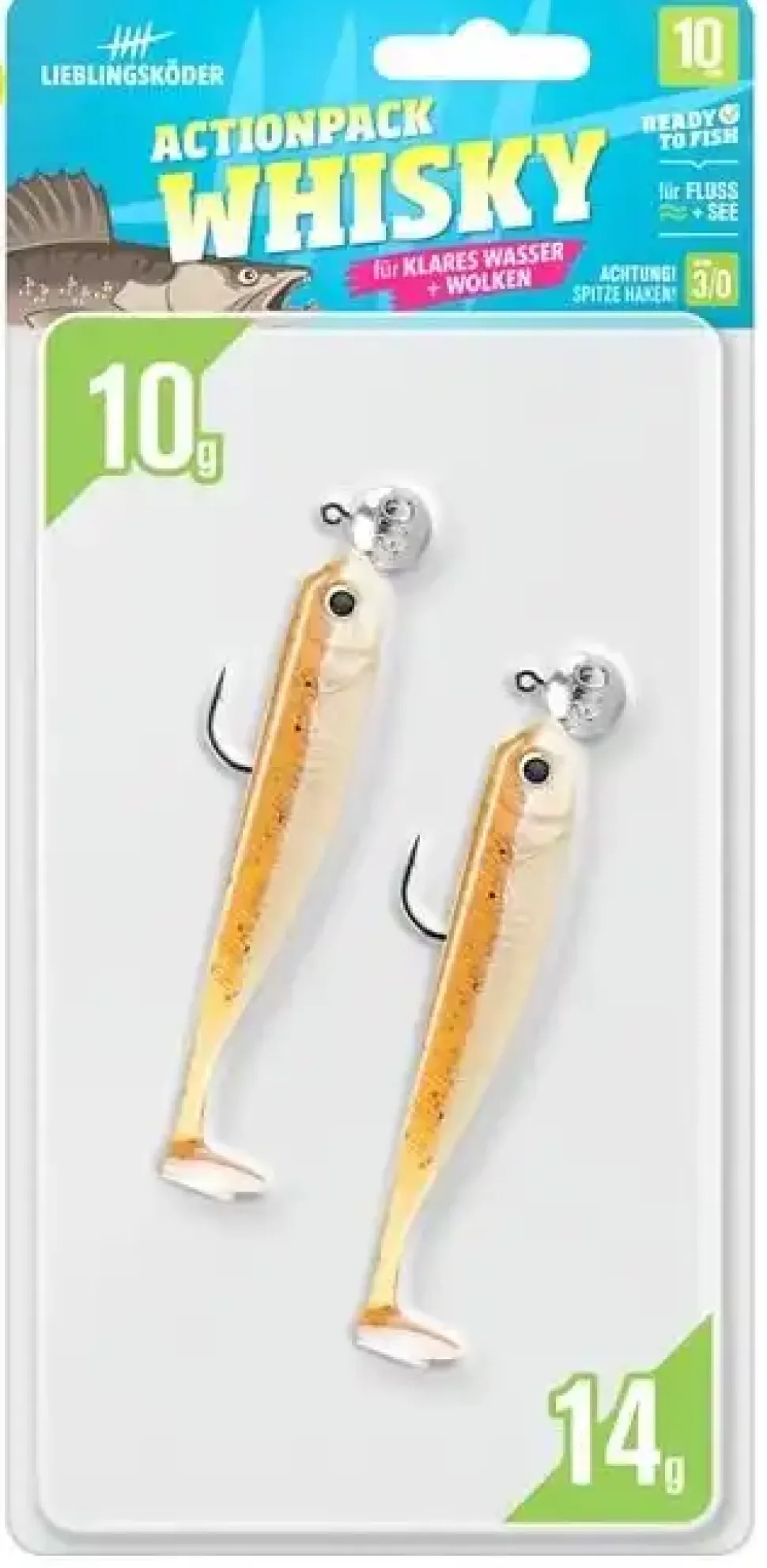 Lieblingsköder Actionpack 10g und 14g 10cm Captain