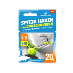 Lieblingsköder Jigköpfe Spitze Haken #4/0 Neo 20g