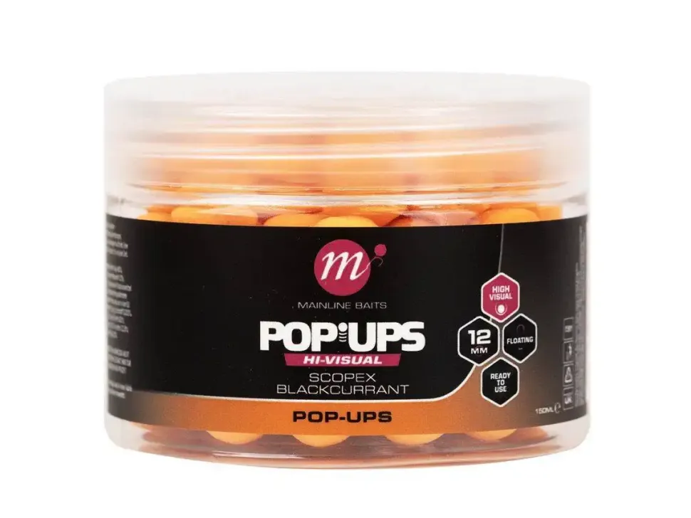 Mainline High Visual Mini Pop-Ups 12mm Scopex Blackcurrant