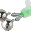 Mikado Doppel Aal- Glocke 10er Pack mit Knicklichthalter D=14mm