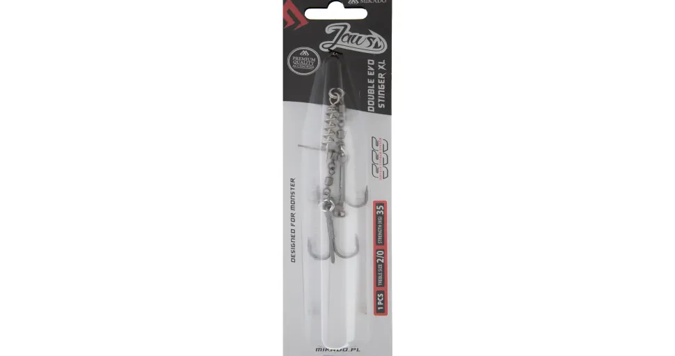 Mikado Jaws Dbl. Evo Stinger XL 35kg Drilling #2/0