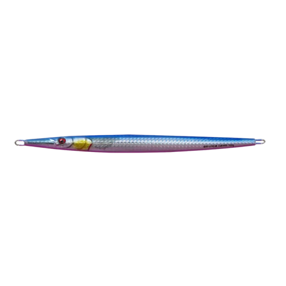 Savage Gear 3D Needle Jig 19cm 80g Glow Zebra PHP