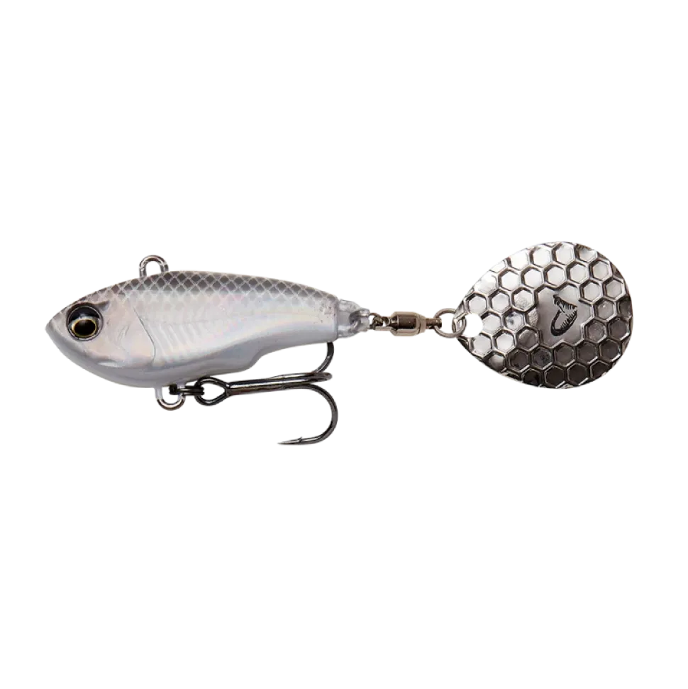 Savage Gear Fat Tail Spin 24g White Silver