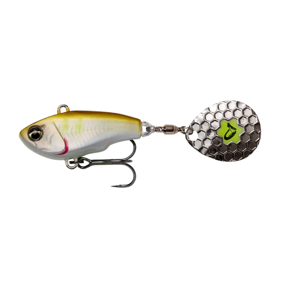 Savage Gear Fat Tail Spin 24g White Silver