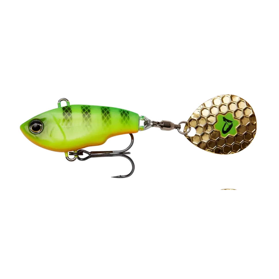 Savage Gear Fat Tail Spin 24g White Silver