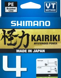Shimano Kairiki 4 300m Mantis Green 0,06mm 4,4kg