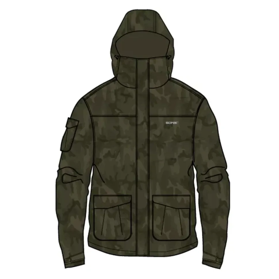 Sonik Heavy Weight Padded Jacket #M Camo