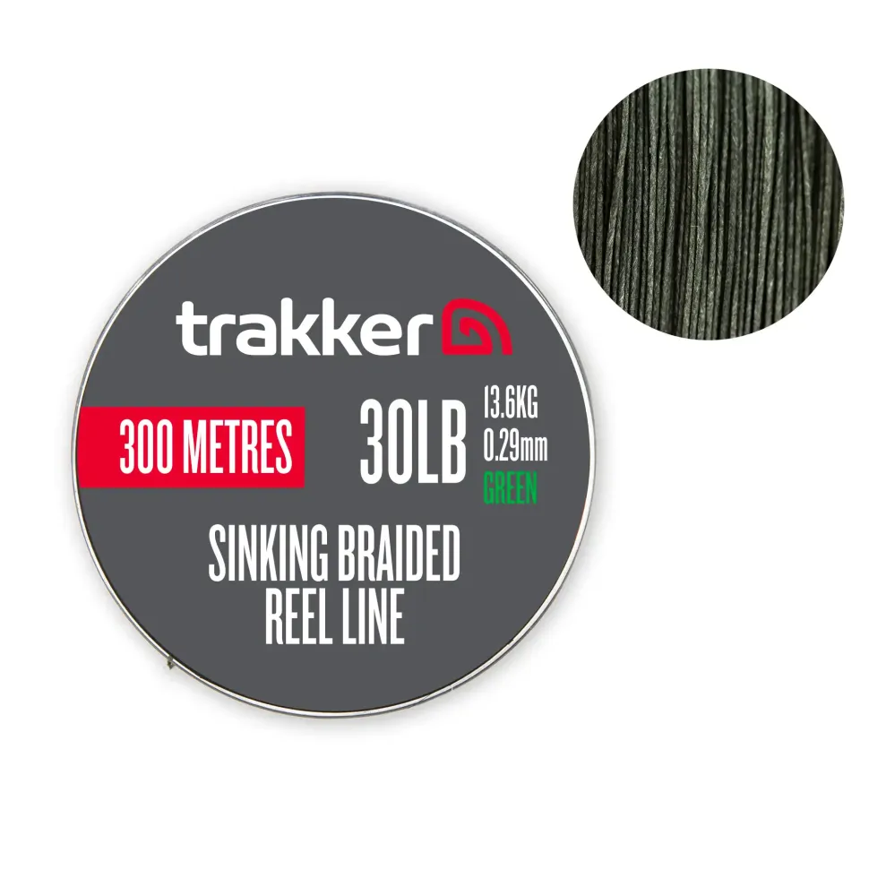Trakker Sinking Braid Reel Line 30lb 300m 0,29mm 13,6kg