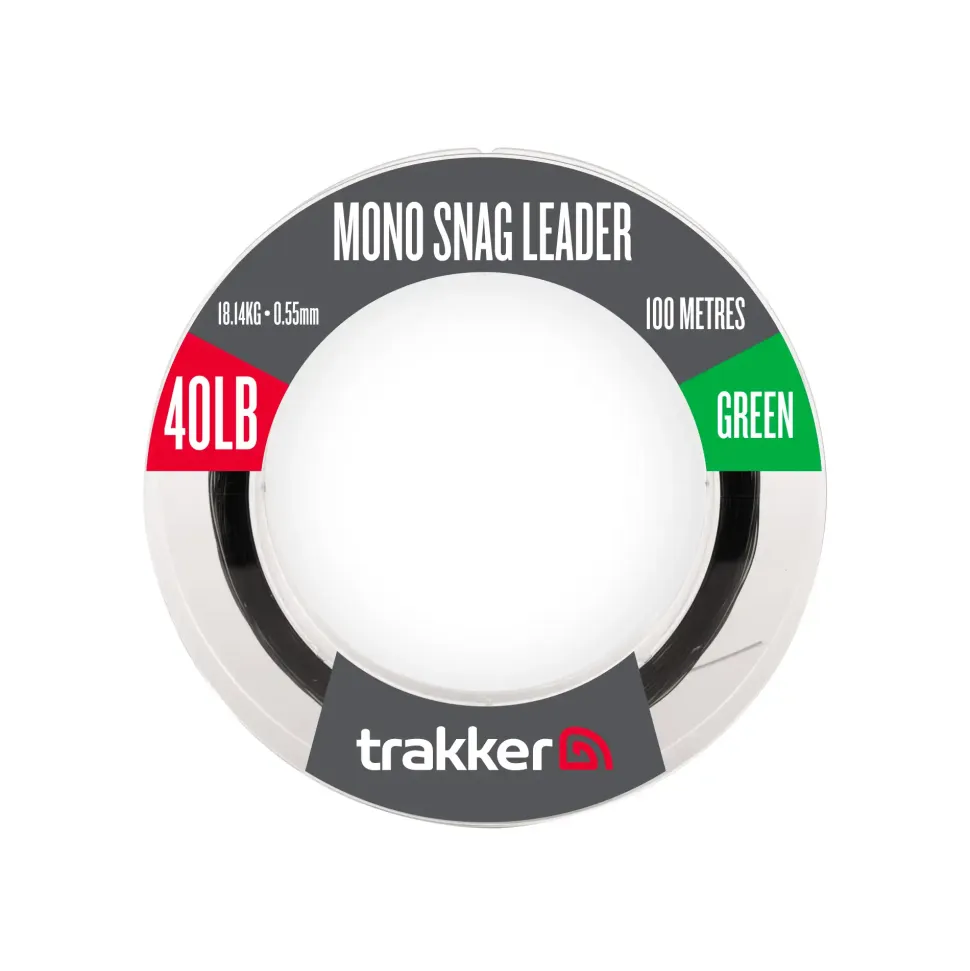 Trakker Snag Leader 40lb 100m Green 0,55mm